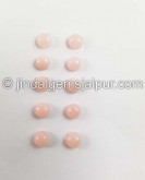 Pink Opal Smooth Round Cabochon